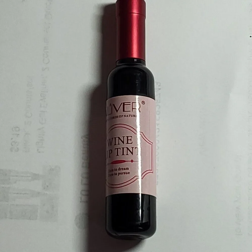 NEW Aliver Wine Lip Tint Liquid Matte #RD01 Shiraz Red